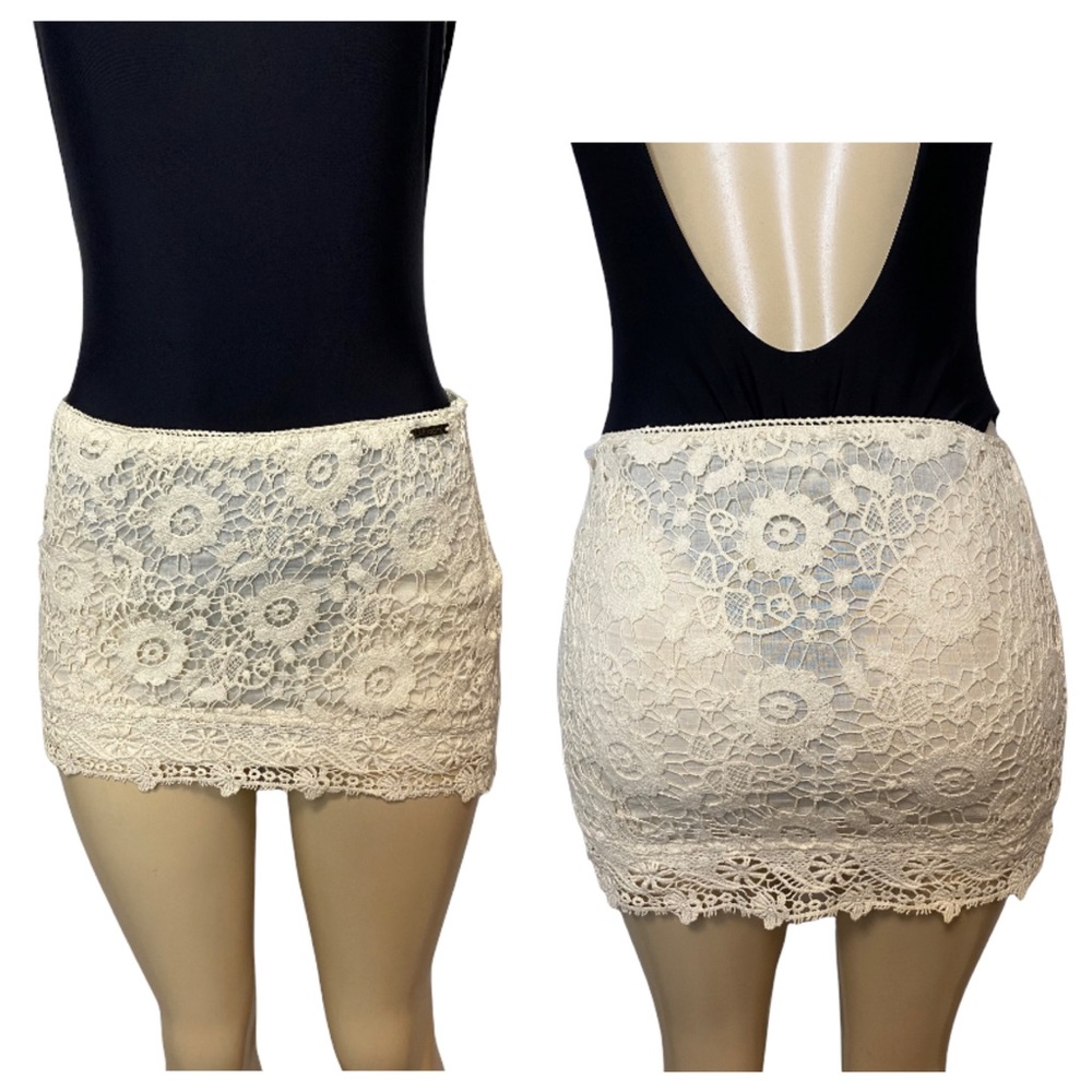 🔥Billabong crochet lace mini skirt